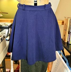 Navy Skater Skirt